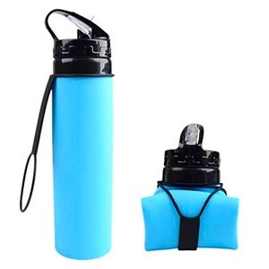 ✨3/$20✨ Outdoor Collapsible Water Bottle Blue BPA-FREE